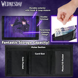 Wednesday Wallet and Thing Keyring Set for Girls and Teenagers - Get Trend