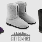 CityComfort Womens Slippers - Fluffy Boot Slippers - Get Trend