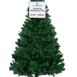 DECO EXPRESS Christmas Tree with Metal Stand Artificial Tree (Green 4.9ft)