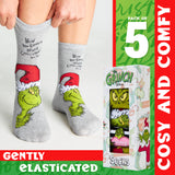 Grinch Ladies Calf Socks Pack of 5