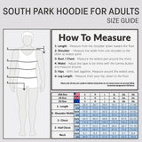 South Park Mens Hoodie, Comfy Stylish Hooded Sweatshirt - Funny Gifts for Him