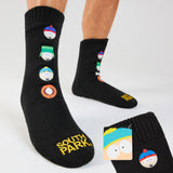 South Park Slipper Socks for Men, Fluffy Warm Sherpa Fleece Lined Non-Slip Bed Socks - Funny Gifts for Him