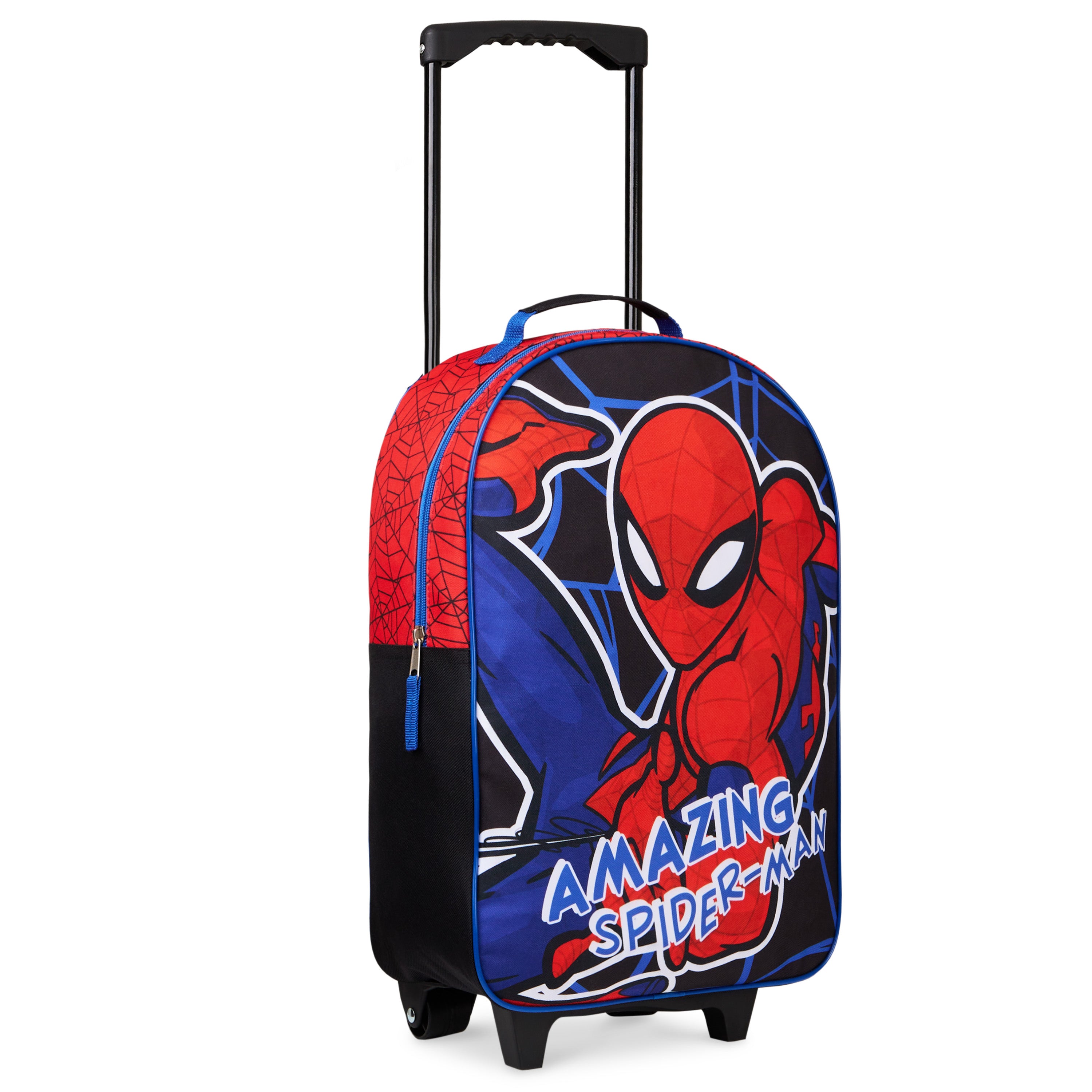 Marvel Suitcase for Boys Spiderman Carry On Avengers Travel Bag with Wheels - Get Trend