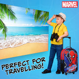 Marvel Suitcase for Boys Spiderman Carry On Avengers Travel Bag with Wheels - Get Trend