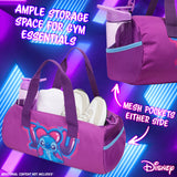 Disney Kids Sports Bag, 40 x 20 x 20cm 2 Pockets Adjustable Strap (Purple Stitch) - Get Trend