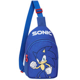 SONIC THE HEDGEHOG Boys Crossbody Bag with Zipped Compartment & Adjustable Strap