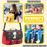 Peanuts Snoopy Crossbody Bag for Girls Teens Shoulder Bag Womens Fashion Handbag