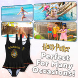 Harry Potter Girls Swimming Costume One Piece Full Body Swimsuit - Get Trend