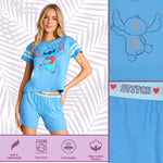 Disney Stitch Womens Pyjamas Short PJs for Women - Get Trend