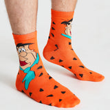 The Flintstones Mens Socks - Pack of 5 Crew Socks for Men - Get Trend