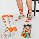 The Flintstones Mens Socks - Pack of 5 Crew Socks for Men - Get Trend