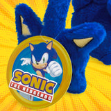 SONIC THE HEDGEHOG Kids Earmuffs for Boys Girls Teens Plush Fluffy Ear Covers Winter Accessories for School Travel Days Out Gifts for Gamers