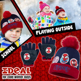 Marvel Boys Winter Accessories Set, Cosy for School Travel - Gifts for Boys