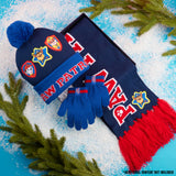 Paw Patrol Boys Winter Accessories Set, Beanie Scarf Gloves - Gifts for Boys