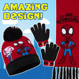 Marvel Boys Winter Accessories Set, Cosy for School Travel - Gifts for Boys