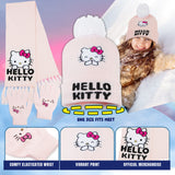 Hello Kitty Girls Winter Accessories Set, Hat Scarf and Gloves - Gifts for Girls