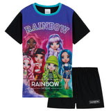 Rainbow High PJs for Girls Summer T-Shirt and Short Girls Pyjamas - Get Trend