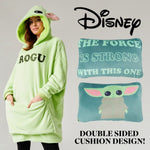 Disney Blanket Hoodie - Adults 2 in 1 Oversized Fleece Hoodie - Baby Yoda - Get Trend