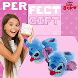 Disney Slippers for Kids - 3D Fluffy Stitch Slippers - Get Trend