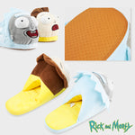 RICK AND MORTY Men's Slippers - 3D Plush Warm Indoor House Shoes - Get Trend