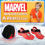 Marvel Boys Clogs - Spiderman Fleece Lined Clogs - Get Trend