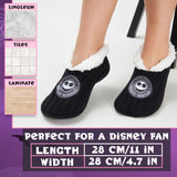 Disney Womens Ballerina Slippers with Sherpa Lining, Knitted Non-Slip House Shoes