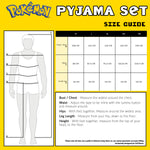 Pokemon Mens Pyjamas Set Summer Nightwear Shorts &T-Shirt Pyjamas for Men - Get Trend