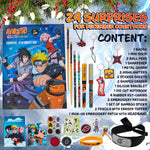 Naruto Advent Calendar 2023 Kids - Anime Stationery Countdown Calendars, Keyrings and Gadgets - Get Trend