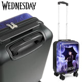 Wednesday Kids Suitcase with Wheels - Carry On Travel Bag with Handle - Get Trend