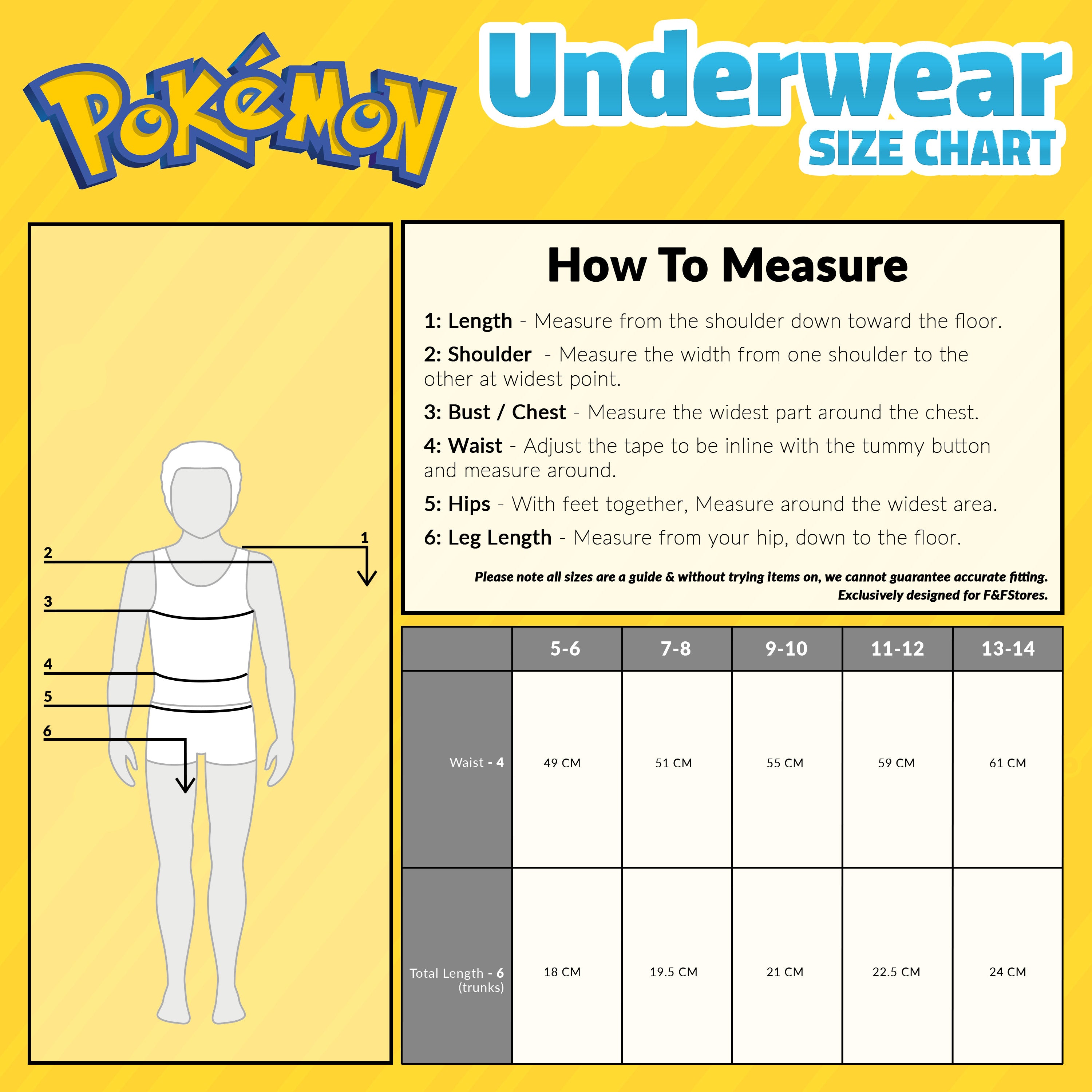 Pokemon Underwear for Boys and Teenagers - Pack of 5 - Get Trend