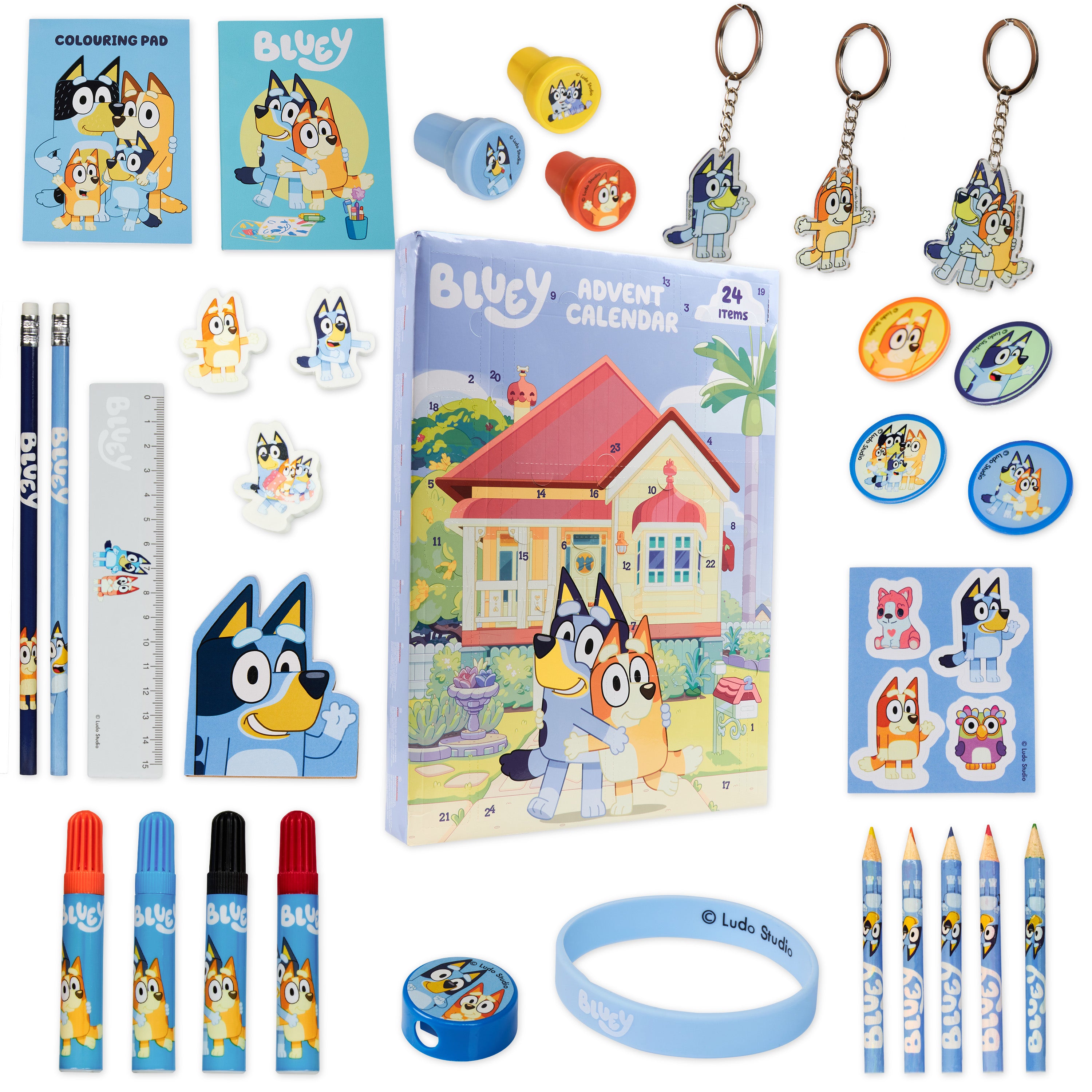 Bluey Advent Calendar 2023 for Kids, Stationery Advent Calendar - Get Trend