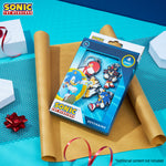 Sonic The Hedgehog Keyrings for Kids, Rubber Keyrings  - 4 Pack Mini Figures - Get Trend