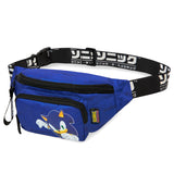 SONIC THE HEDGEHOG Boys Fashion Waist Pack with Adjustable Strap - Gamer Gifts