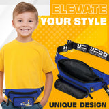 SONIC THE HEDGEHOG Boys Fashion Waist Pack with Adjustable Strap - Gamer Gifts