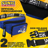 SONIC THE HEDGEHOG Boys Fashion Waist Pack with Adjustable Strap - Gamer Gifts