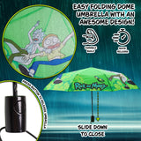 RICK AND MORTY Folding Umbrella for Adults and Teenagers, Folding Telescopic Umbrella - Get Trend