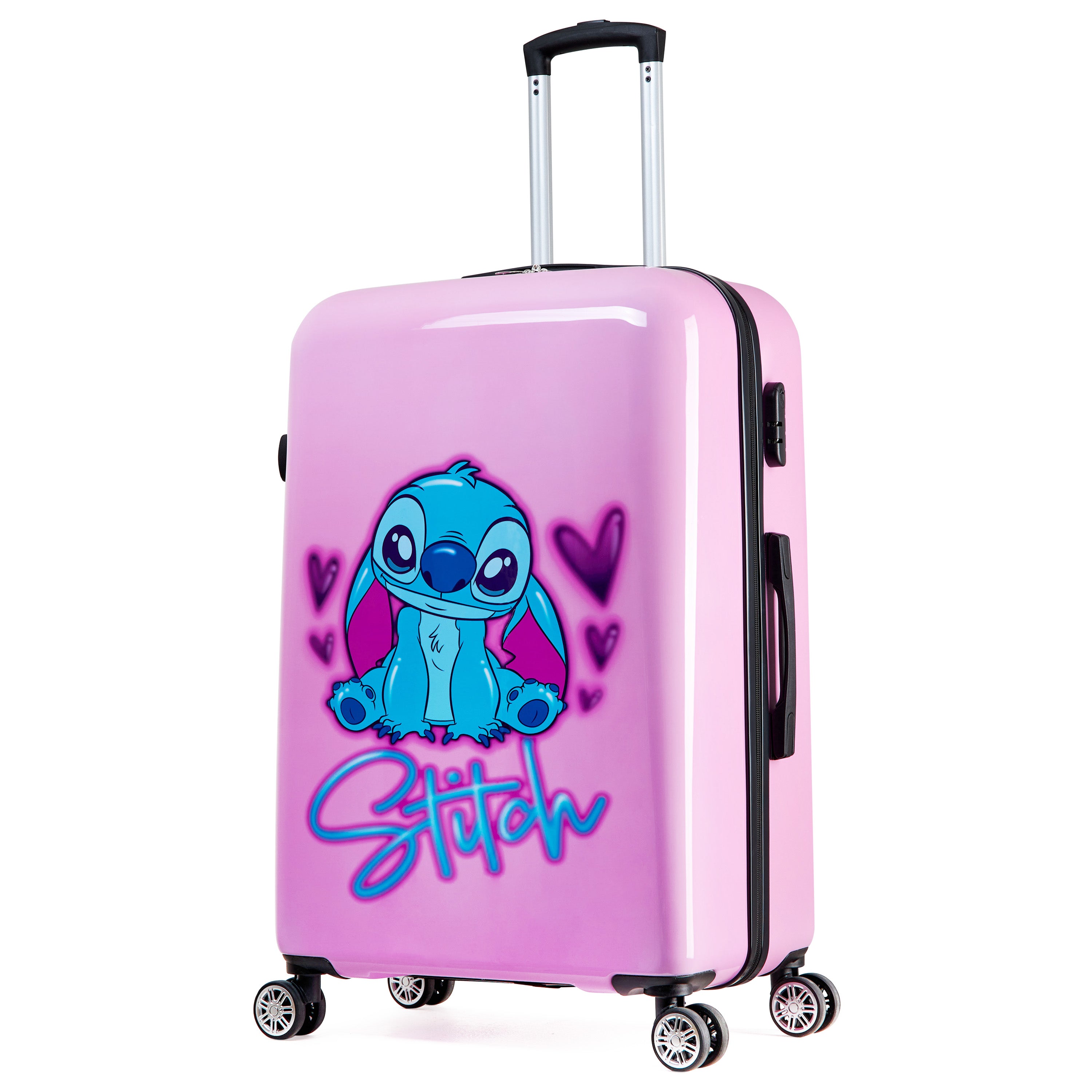 Disney Stitch Carry On Travel Bag - Pink Stitch Large - Get Trend