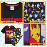 Pokemon Boys Pyjamas Set - Lounge Wear T-Shirt and Long Bottoms - Get Trend