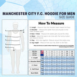 MANCHESTER CITY F.C. Mens Hoodies Warm Hooded Sweatshirt Official Man City Gifts