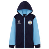 MANCHESTER CITY F.C. Zip Up Boys' Hoodies Teens Hooded Sweatshirt Man City Gifts