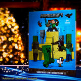 Minecraft Advent Calendar 2024, Stationery, Notebooks, Stickers, Badges for kids