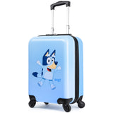 Bluey Kids Suitcase, 49 x 33 x 22cm, 30 litres Capacity, 4 Wheels Luggage for Kids