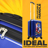 SONIC THE HEDGEHOG Suitcase for Kids, Travel Luggage 49 x 33 x 22cm, 30L Capacity, 4 Wheels - Gamer Travel Essentials