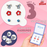 Disney Stitch 3 Piece Jewellery Set, Earrings Set - Stitch - Get Trend