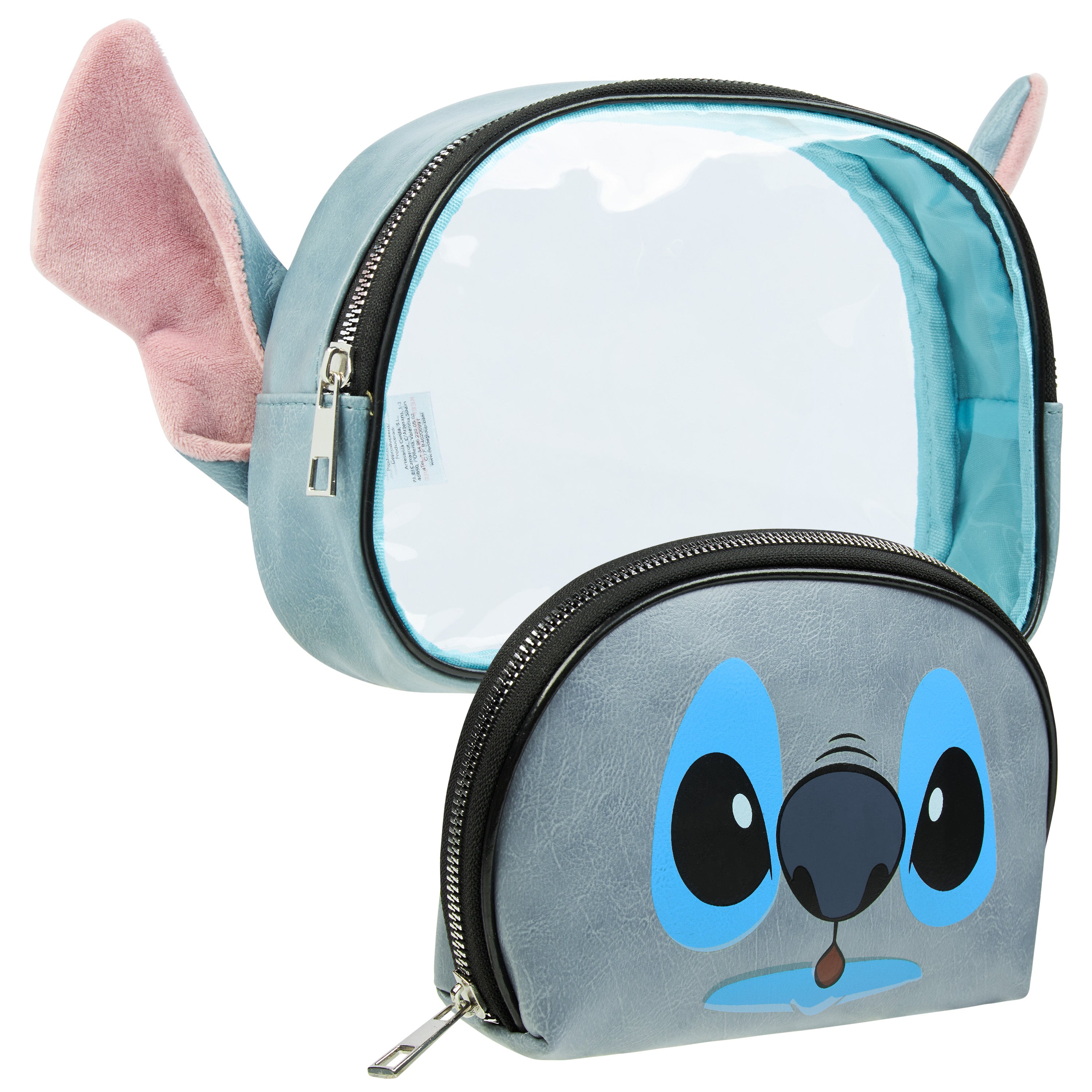 Disney Stitch Toiletry Bag for Women - Blue- 2 Pieces - Get Trend