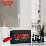 Stranger Things Wash Bag for Adults,  Stranger Things Toiletry Bag - Black/Red - Get Trend