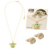 Disney Jewellery Set - Earrings, Bracelet & Necklace - Baby Yoda - Get Trend