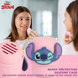 Disney Stitch Beauty Accessories Set with Beauty Sponge, Reusable Makeup Remover Pads & Travel Hairbrush - Stitch Gifts