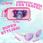 Disney Girls UV Protection Sunglasses, Case and Hair Accessories Set - Stitch - Get Trend