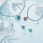 Disney Stitch Jewellery Sets for Girls - Necklace Bracelet and Earrings Set - Get Trend